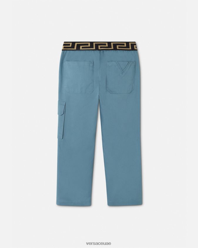 أطفال السراويل اليونانية Versace أزرق 0FVD2J2093 ملابس