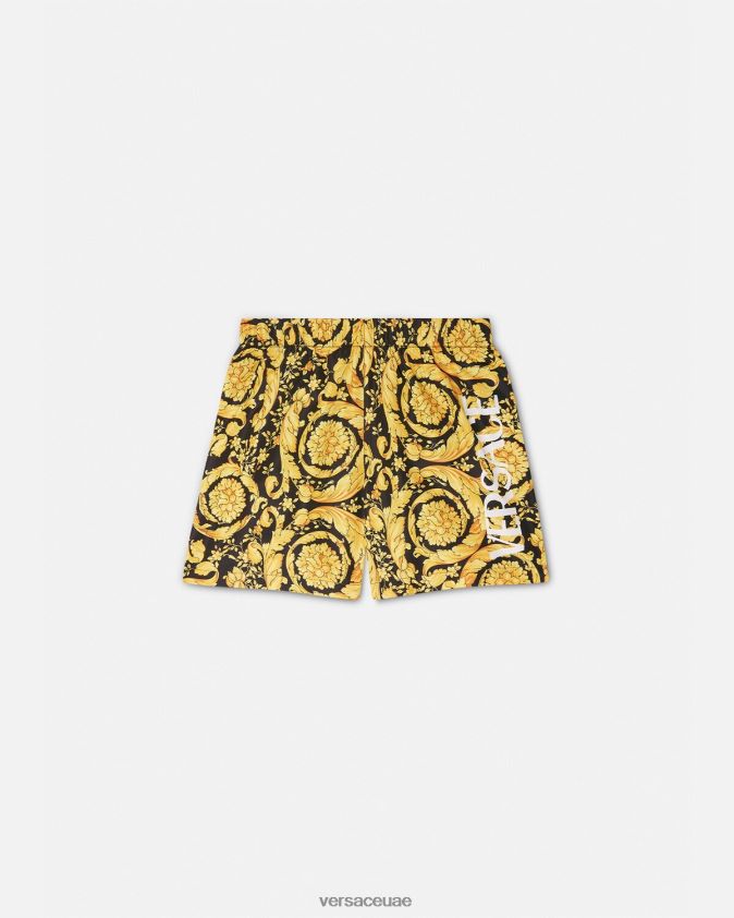 أطفال شورت سباحة بشعار باروكو Versace مطبعة 0FVD2J2096 ملابس
