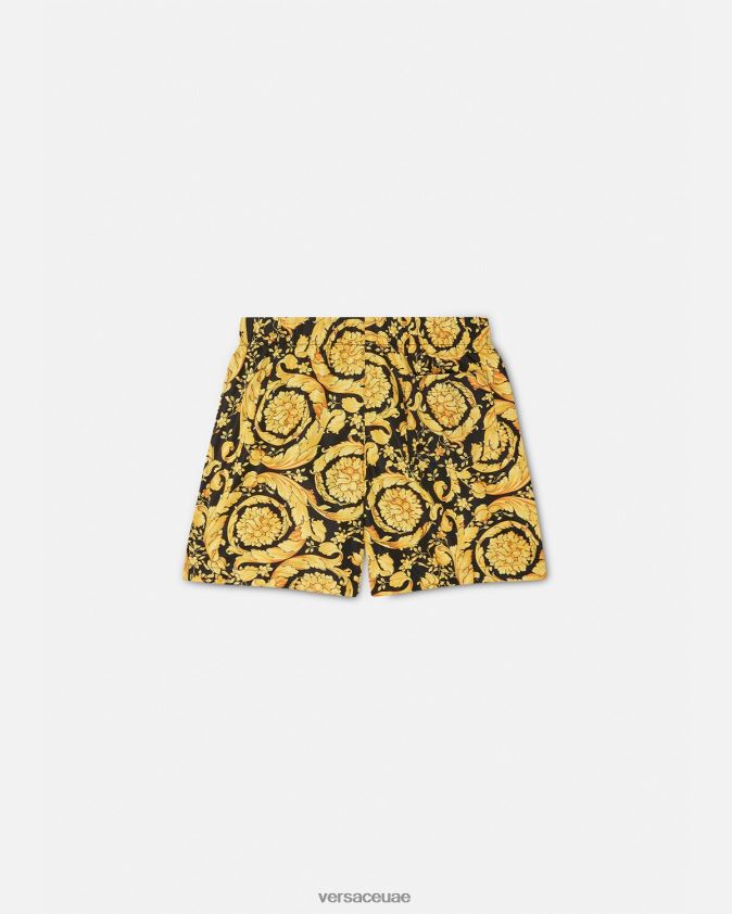 أطفال شورت سباحة بشعار باروكو Versace مطبعة 0FVD2J2096 ملابس