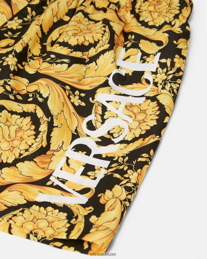 أطفال شورت سباحة بشعار باروكو Versace مطبعة 0FVD2J2096 ملابس