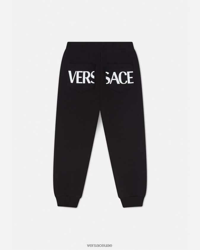 أطفال بنطال رياضي يوناني Versace أسود 0FVD2J2099 ملابس