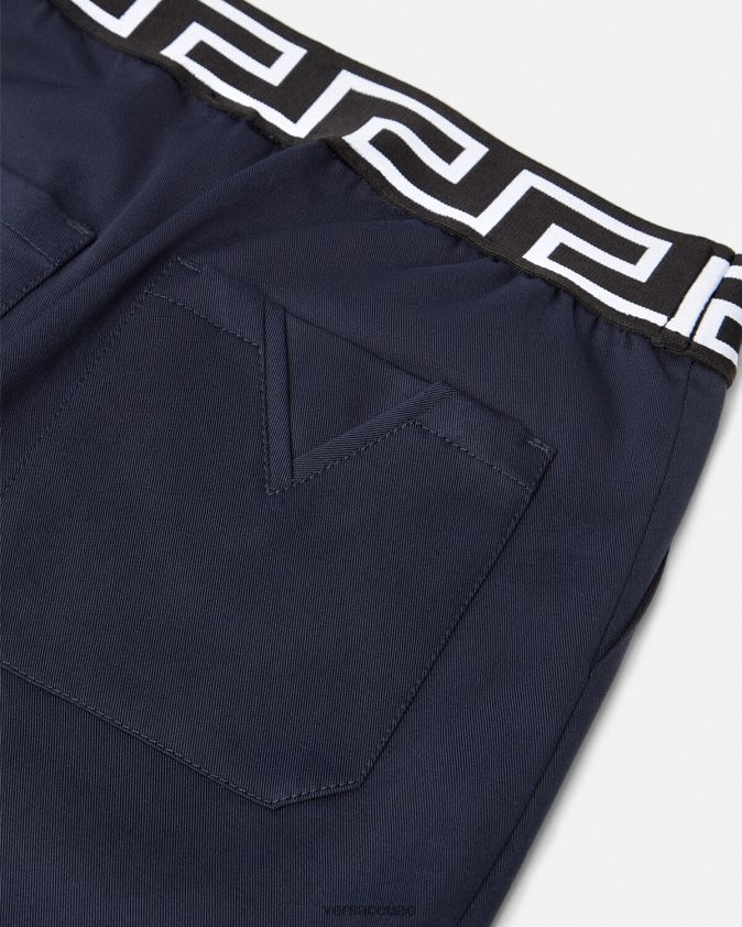 أطفال السراويل اليونانية Versace أزرق 0FVD2J2100 ملابس
