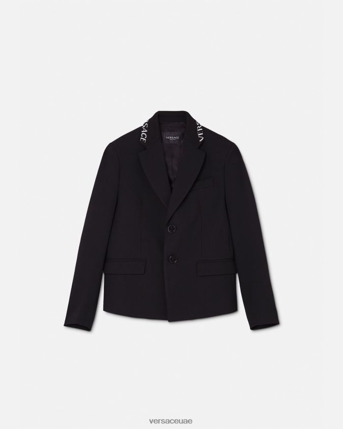 أطفال سترة الشعار Versace أسود 0FVD2J2105 ملابس
