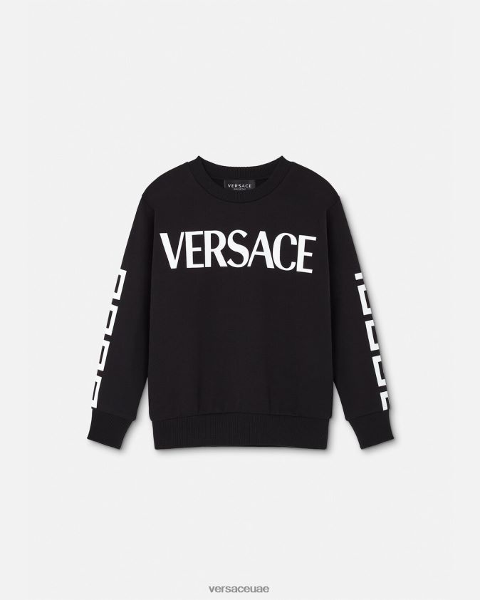 أطفال البلوز اليونان Versace أسود 0FVD2J2106 ملابس