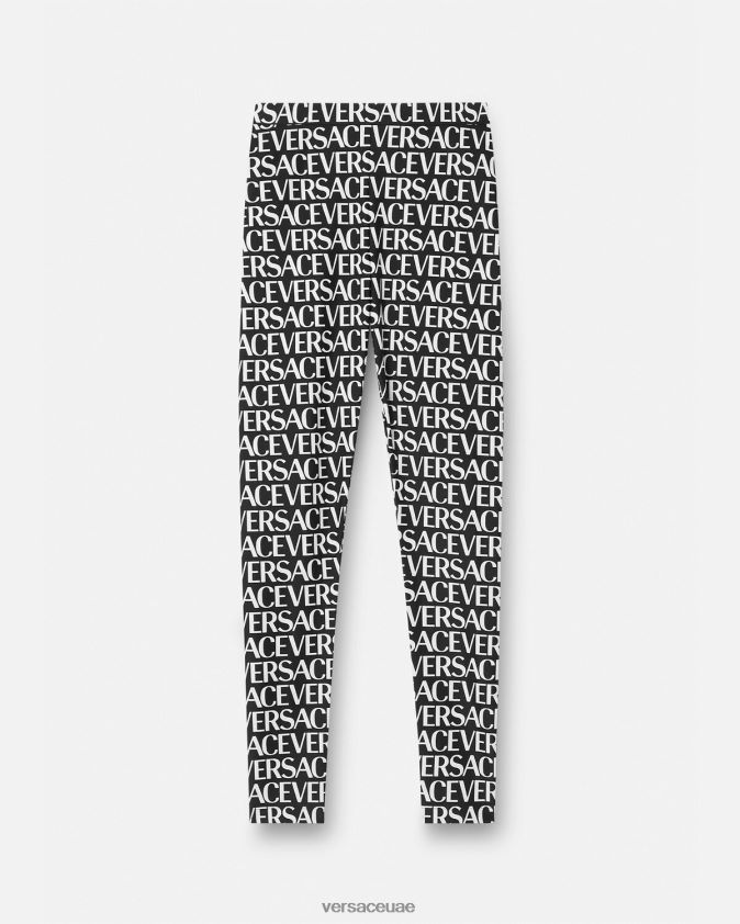 نحيف انحاء طماق Versace أسود وطباعة 0FVD2J211 ملابس