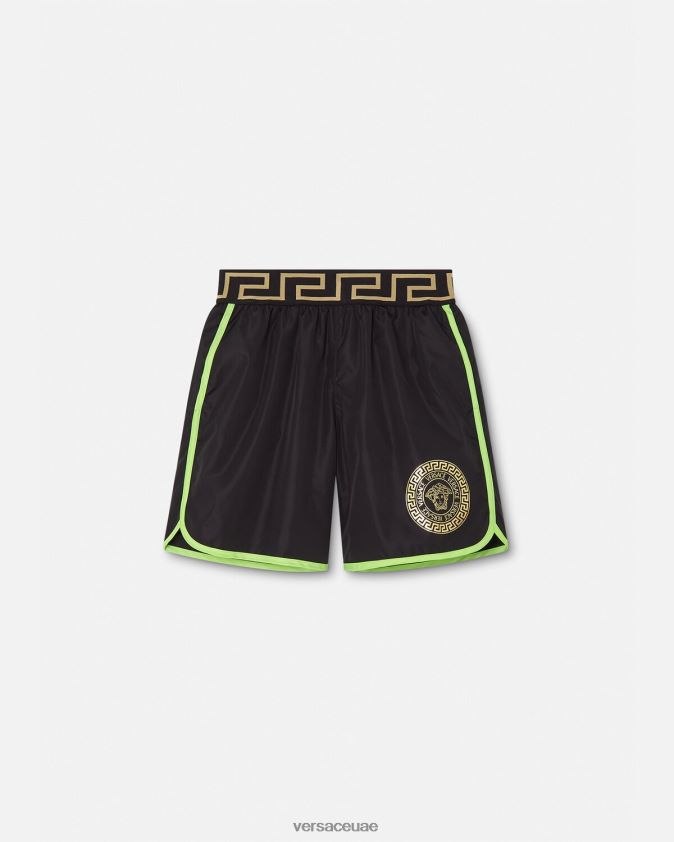 أطفال ميدوسا السباحة السراويل Versace النعناع والأسود 0FVD2J2112 ملابس