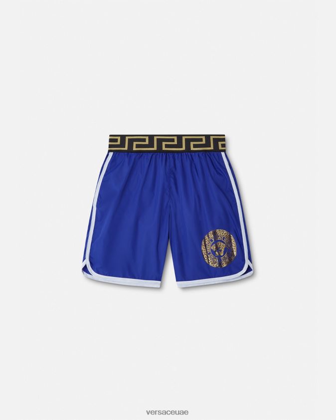 أطفال شورت السباحة ميدوسا اليونان الحدود Versace أزرق 0FVD2J2113 ملابس