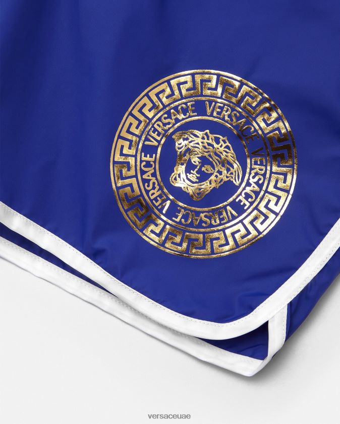 أطفال شورت السباحة ميدوسا اليونان الحدود Versace أزرق 0FVD2J2113 ملابس