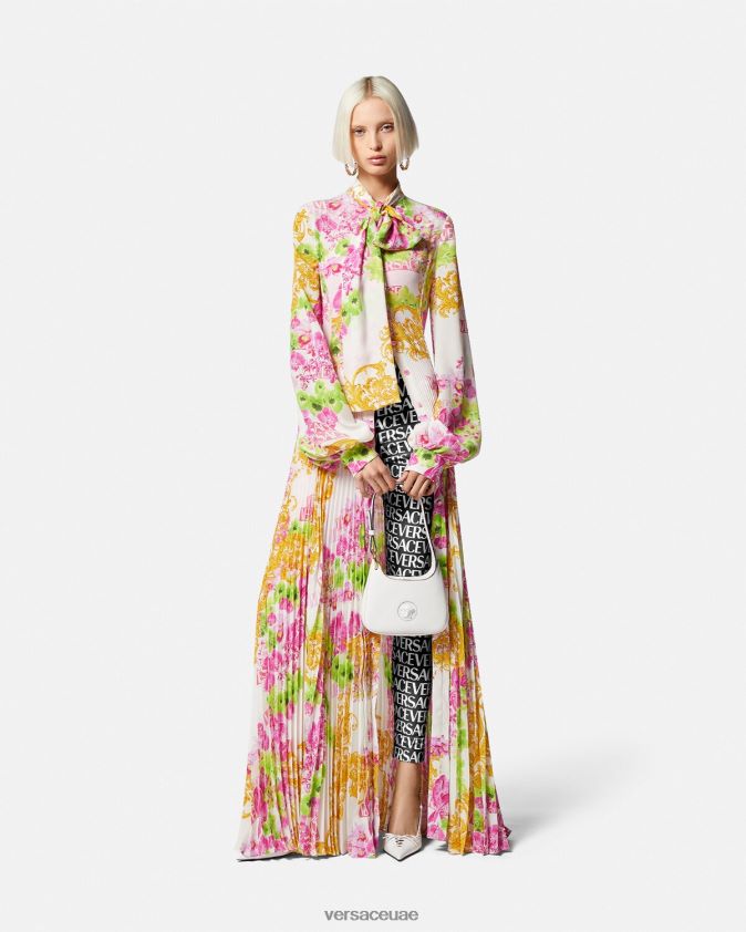 نحيف انحاء طماق Versace أسود وطباعة 0FVD2J211 ملابس