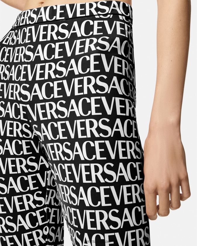 نحيف انحاء طماق Versace أسود وطباعة 0FVD2J211 ملابس
