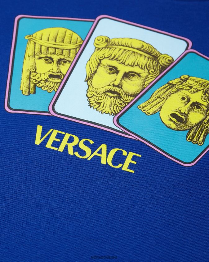 أطفال لو ماشيري تي شيرت Versace أزرق 0FVD2J2121 ملابس