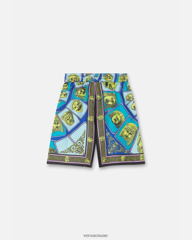 أطفال شورت من الحرير Versace مطبعة 0FVD2J2122 ملابس