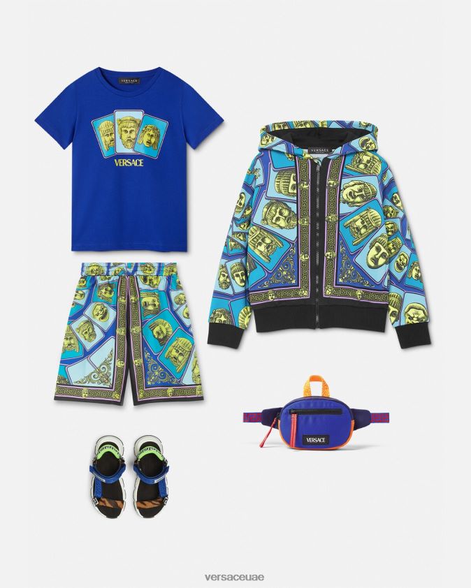 أطفال شورت من الحرير Versace مطبعة 0FVD2J2122 ملابس