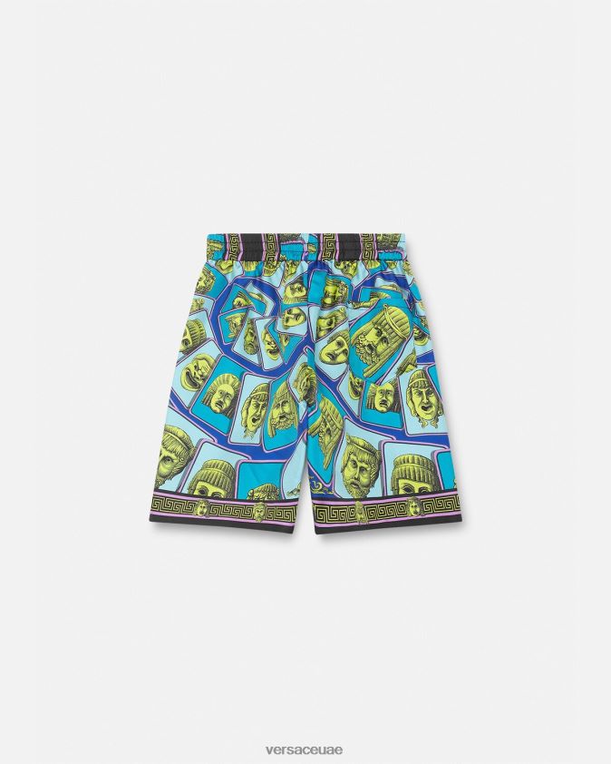 أطفال شورت من الحرير Versace مطبعة 0FVD2J2122 ملابس