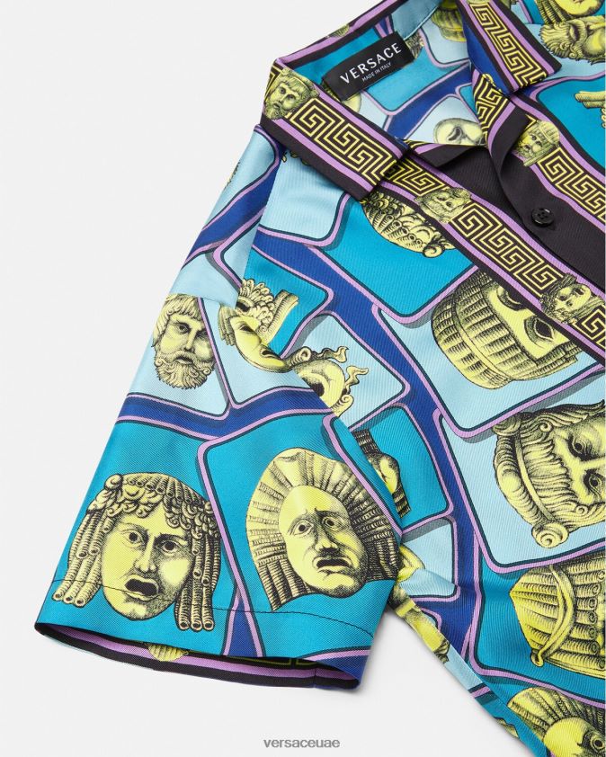 أطفال قميص من الحرير Versace مطبعة 0FVD2J2123 ملابس