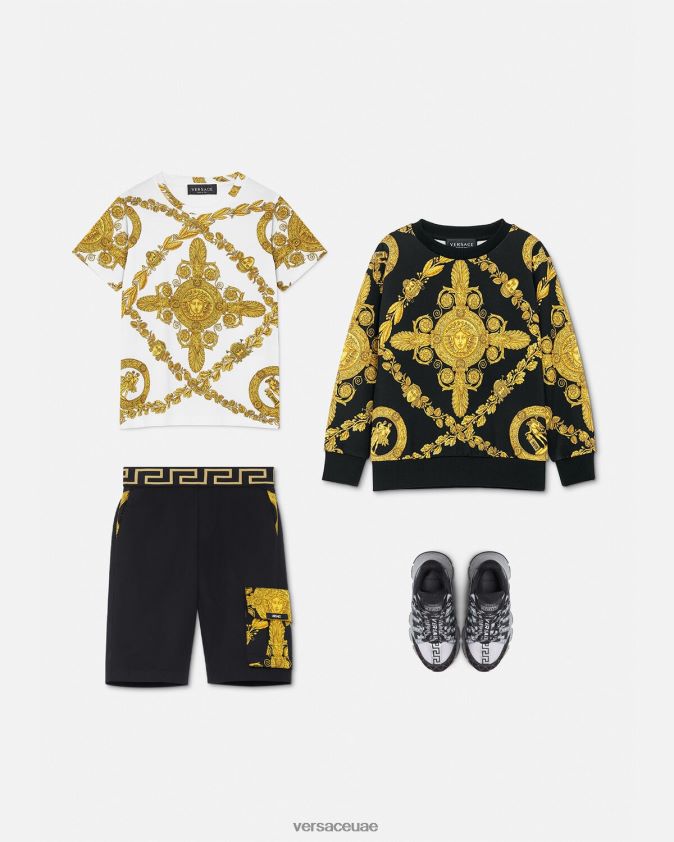 أطفال ماشيرا البلوز الباروك Versace مطبعة 0FVD2J2125 ملابس