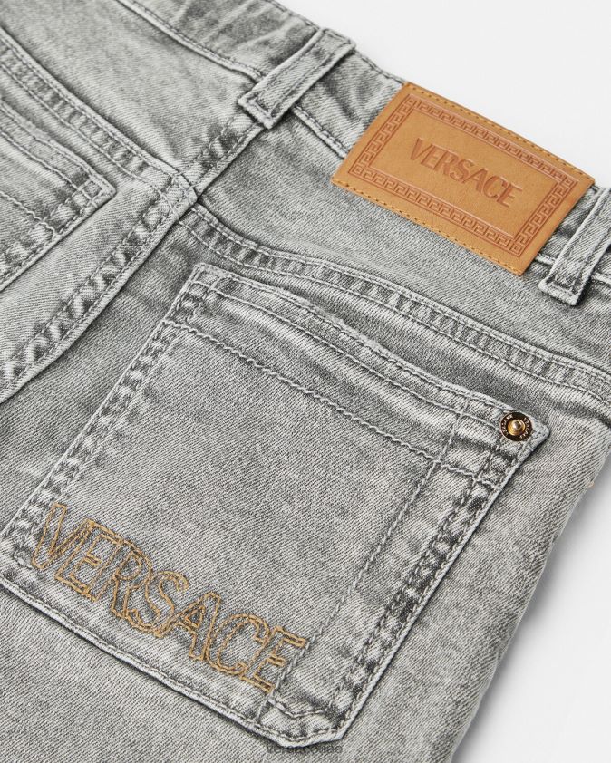 أطفال ميدوسا الجينز المتعثرة Versace رمادي 0FVD2J2135 ملابس