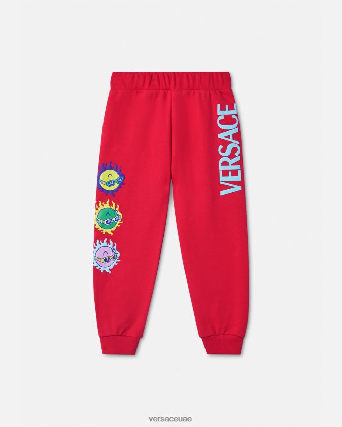 أطفال بنطال رياضي ميدوسا صني Versace أحمر 0FVD2J2138 ملابس