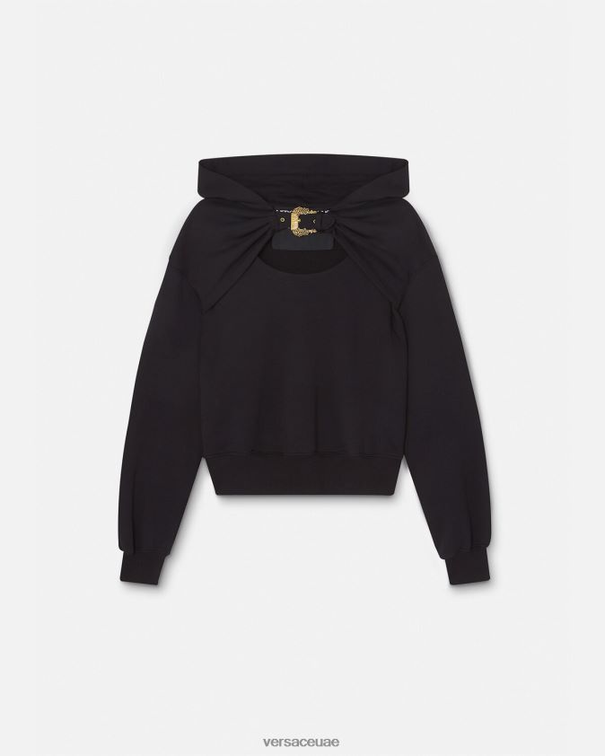 نحيف هوديي بإبزيم باروكي Versace أسود 0FVD2J2154 ملابس