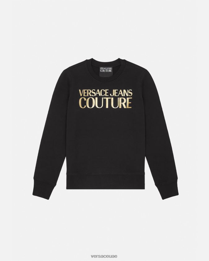 نحيف سترة الشعار Versace الذهب الأسود 0FVD2J2155 ملابس