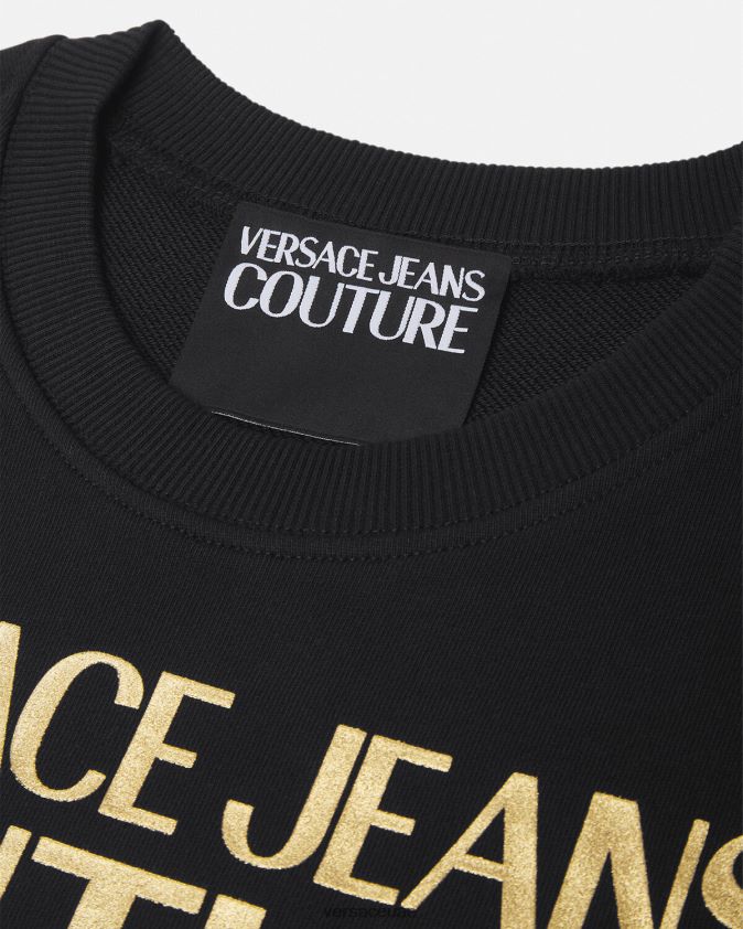 نحيف سترة الشعار Versace الذهب الأسود 0FVD2J2155 ملابس