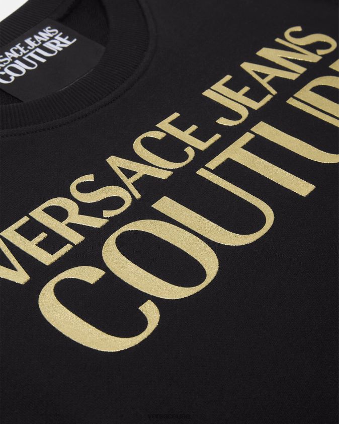 نحيف سترة الشعار Versace الذهب الأسود 0FVD2J2155 ملابس