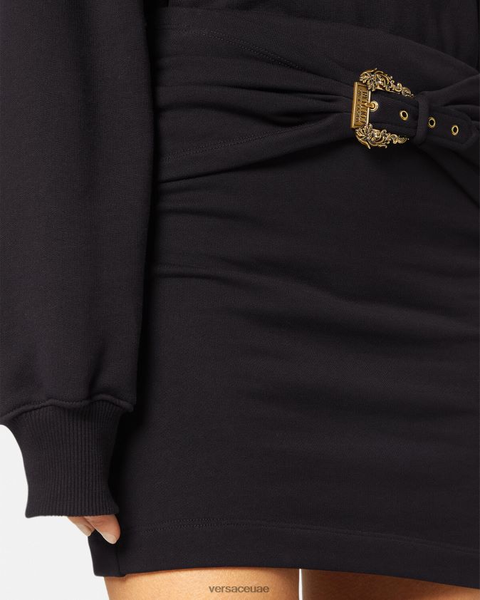 نحيف تنورة قصيرة بإبزيم الباروك Versace أسود 0FVD2J2156 ملابس