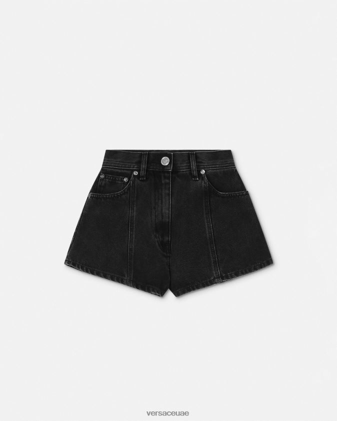 نحيف شورت جينز ميدوسا Versace أسود 0FVD2J217 ملابس