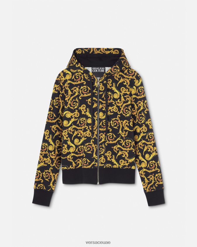 نحيف رسم هوديي تصميم الأزياء Versace الذهب الأسود 0FVD2J2175 ملابس