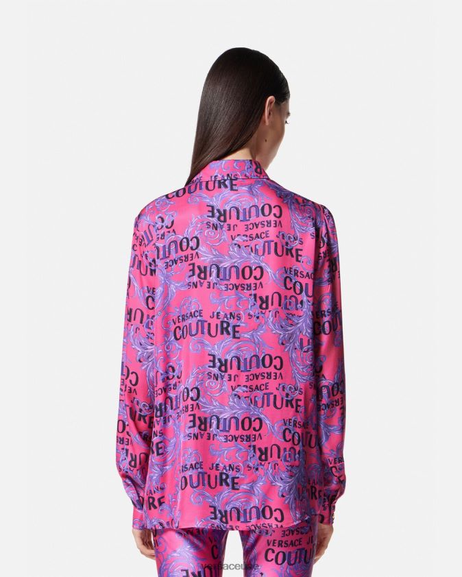 نحيف قميص كوتور الشعار Versace ضارب الى الحمرة 0FVD2J2203 ملابس