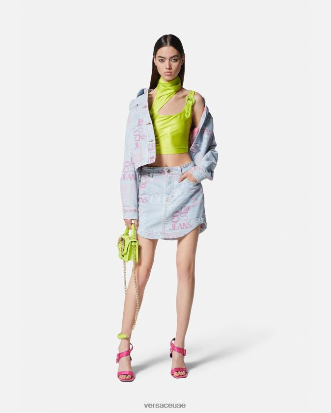 نحيف توب قصير بإبزيم باروكي Versace جير 0FVD2J2217 ملابس