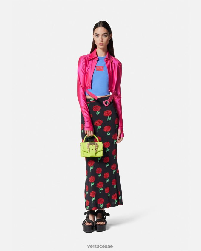 نحيف قميص قصير بإبزيم باروكي Versace ضارب الى الحمرة 0FVD2J2218 ملابس