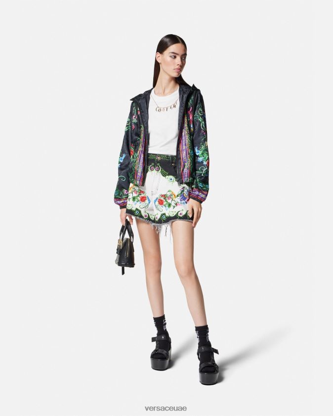 نحيف سحر تي شيرت Versace أبيض 0FVD2J2220 ملابس