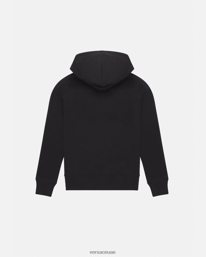 نحيف هوديي الشعار Versace الذهب الأسود 0FVD2J2234 ملابس