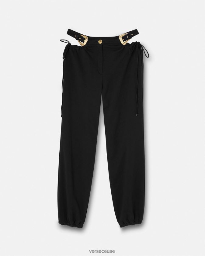 نحيف بنطال رياضي بإبزيم باروكي Versace أسود 0FVD2J2244 ملابس