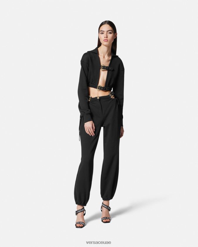 نحيف بنطال رياضي بإبزيم باروكي Versace أسود 0FVD2J2244 ملابس