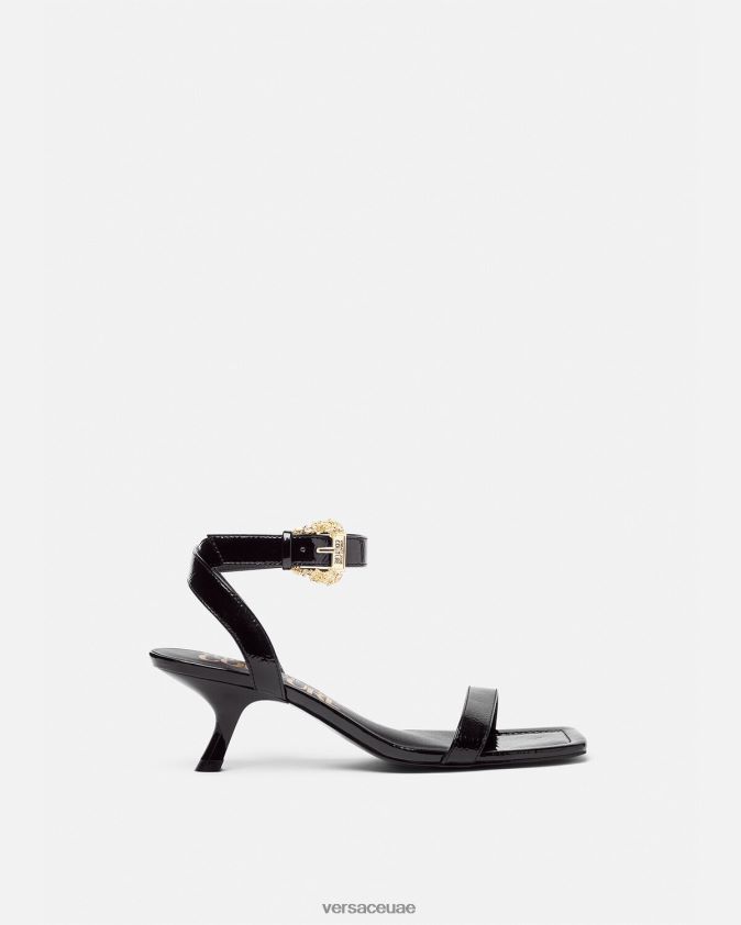 نحيف صندل فيونا الباروكي Versace أسود 0FVD2J2258 حذاء