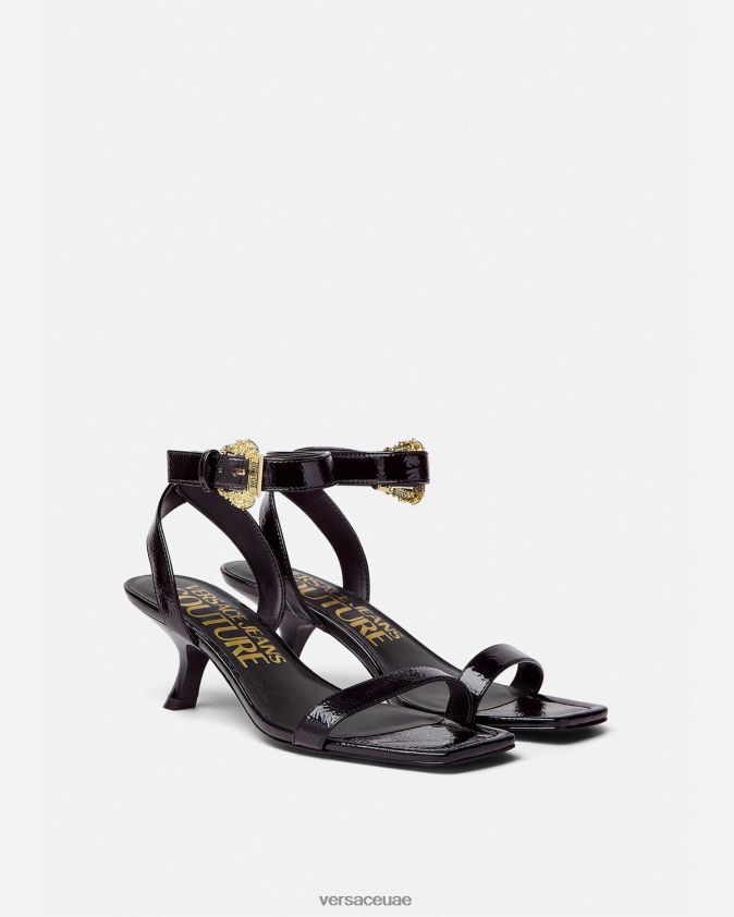 نحيف صندل فيونا الباروكي Versace أسود 0FVD2J2258 حذاء