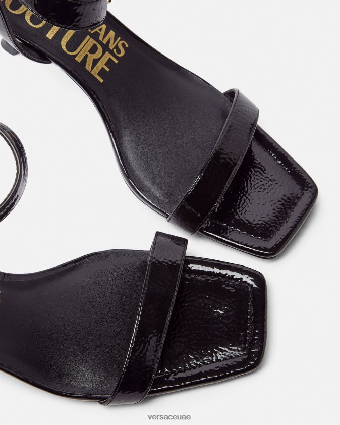 نحيف صندل فيونا الباروكي Versace أسود 0FVD2J2258 حذاء