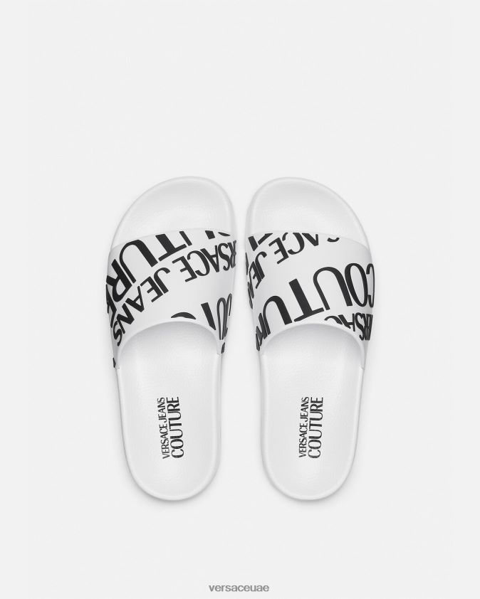 نحيف شرائح الشعار Versace أبيض 0FVD2J2261 حذاء