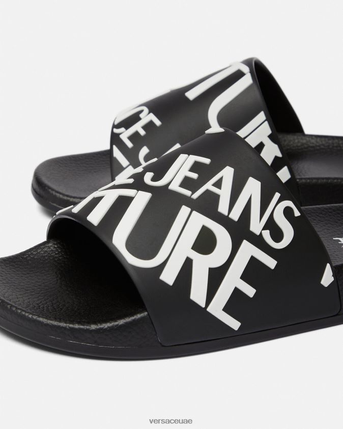 نحيف شرائح الشعار Versace أسود 0FVD2J2262 حذاء