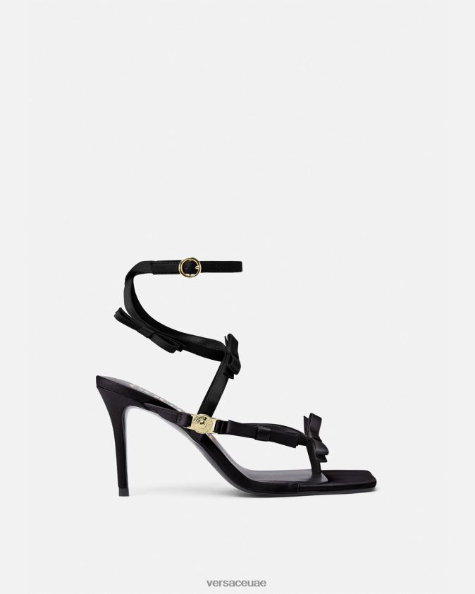 نحيف صندل إميلي القوس Versace أسود 0FVD2J2283 حذاء