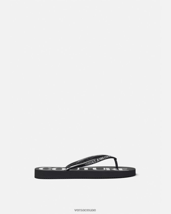 نحيف الوجه يتخبط الشعار Versace أسود وطباعة 0FVD2J2286 حذاء