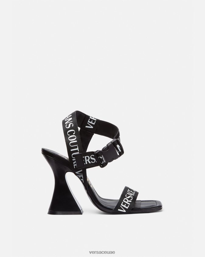 نحيف صندل بشعار كيرستن Versace أسود 0FVD2J2291 حذاء