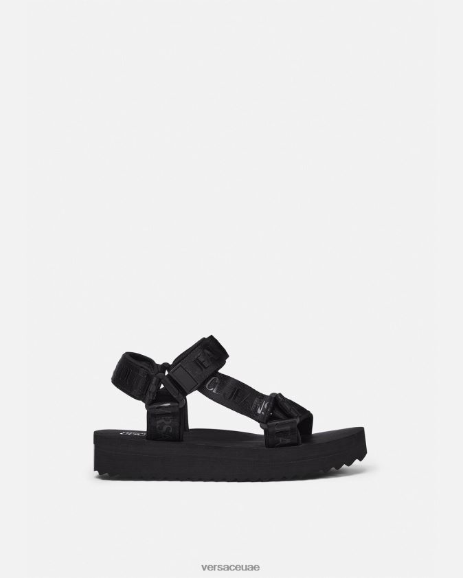 نحيف صندل ميامي Versace أسود 0FVD2J2297 حذاء