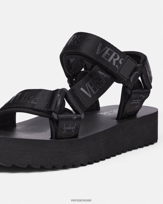 نحيف صندل ميامي Versace أسود 0FVD2J2297 حذاء