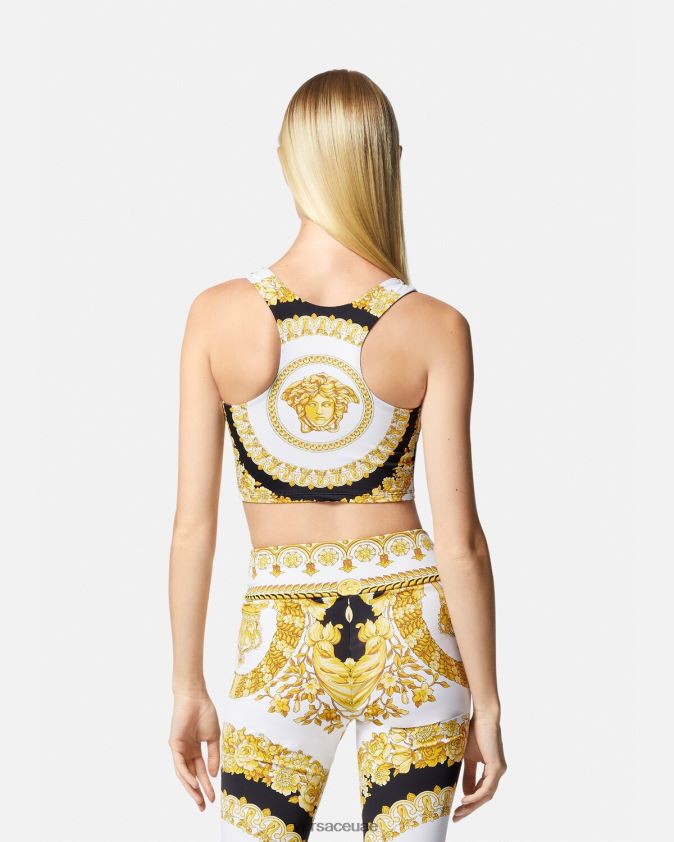 نحيف حمالة صدر رياضية من باروكو Versace مطبعة 0FVD2J229 ملابس