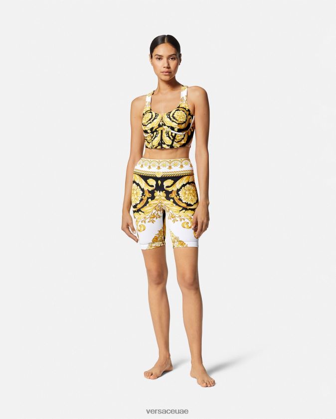 نحيف شورت دراجة باروكو جيم Versace مطبعة 0FVD2J230 ملابس