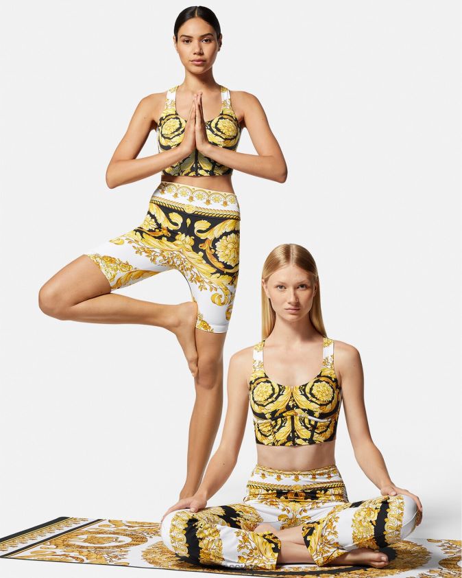 نحيف شورت دراجة باروكو جيم Versace مطبعة 0FVD2J230 ملابس