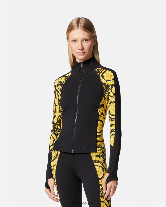 نحيف سترة رياضية باروكو Versace أسود 0FVD2J231 ملابس